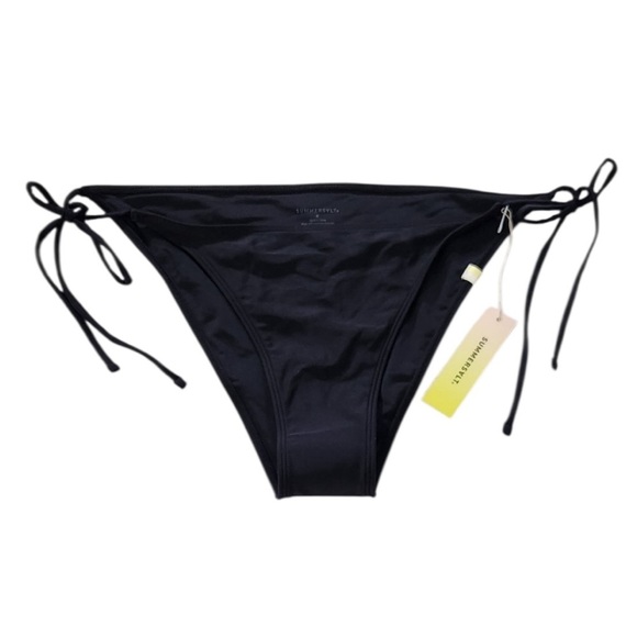 NWT Summersalt String Bikini Bottom Swimsuit Black Size 4 - Picture 4 of 14